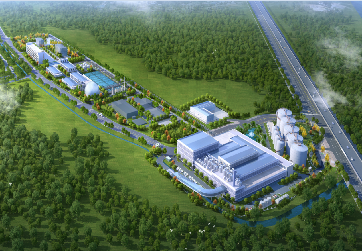 Zhongshan City south group comprehensive waste treatment base organic waste resource treatment project sewage treatment system